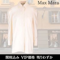 新作★VIP価格【Max Mara】コットンサテンシャツ