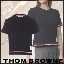 THOM BROWNE【関税送料込＆VIP価格】 25SS◆ニットＴシャツ