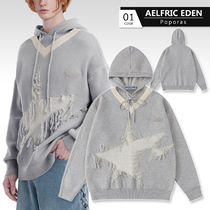 【日本未入荷】Aelfric Eden ダメージ加工 ニット パーカー