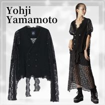 Yohji Yamamoto LAWN + SATIN SCALLOP DOUBLE VEST