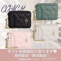 【カラバリ豊富】COACH ジップ カード ケース・キルティング