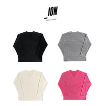 【IONSEOUL】Robben Mohair Deki V-neck Knit 4FM301