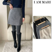 【I AM MARI】Anube Alpaca A-Line Mini Skirt