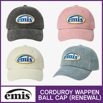 ★emis★CORDUROY WAPPEN BALL CAP (RENEWAL)★