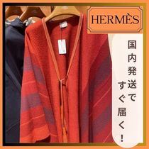 鮮やかなカラー☆【HERMES】 ポンチョ 《ロカバール》暖かい