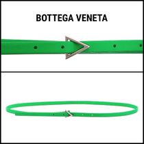 【BOTTEGA VENETA】トライアングル バックル スリム ベルト