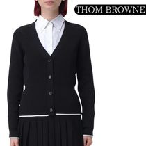 関税込★VIP価格【THOM BROWNE】リブニット カーディガン