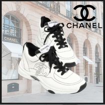 【CCロゴがおしゃれ】CHANEL スニーカー CCロゴ 25C ホワイト