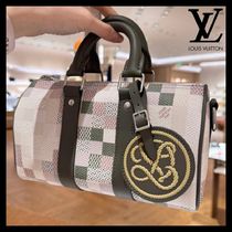 【くすみカラー♪】Louis Vuitton キーポル バンドリエール 45