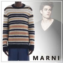 洗練された【MARNI】モヘア ストライプ セーター 24AW新作