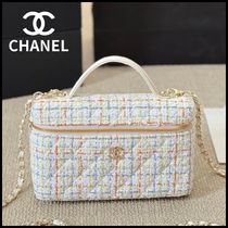 カラフルツイード♪【CHANEL】25C チェーン バニティバッグ