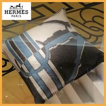 ◆HERMES◆ Tatersale pillow　クッション 《タッタソール》