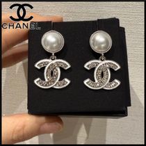 【華やかな耳元に】CHANEL 25C パール ピアス CCロゴ