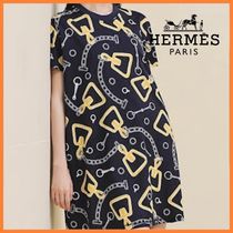 《エレガントに♥》Hermes コットンワンピ