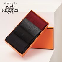 【日本未入荷＊送料込】エルメス「H」刺繍入りソックス4足セット