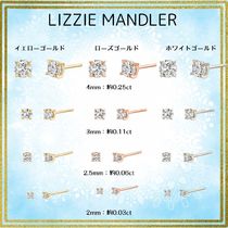 Lizzie Mandler Eclat Diamond Stud ピアス ダイヤモンド 0.03ct