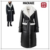 （残りわずか) Mackage Sabreen ベルト付きダウンコート