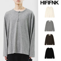 【HI FI FNK】Softy Henley Washed Top