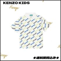 送料関税込み★KENZO KIDS★ロゴプリント コットン ポロシャツ