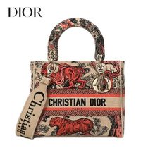 DIOR 24FW CORAL DIOLIVIERA LADY D LITE MEDIUM BAG