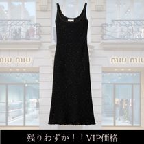 日本未入荷★VIP価格【MIUMIU】ブークレラメドレス