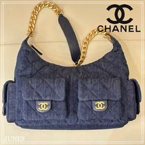 今期の新作！！【CHANEL】デニム　ホーボーバッグ