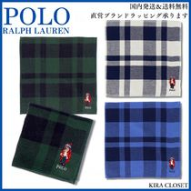 すぐ届く【POLO RALPH LAUREN】 チェック ポロベア ミニタオル