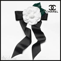 【可憐♪】リボン×花で視線を釘付け☆ CHANEL バレッタ