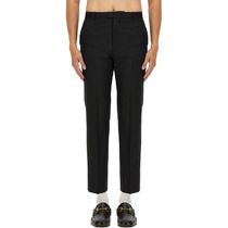 GUCCI FW24 WOOL BLEND TWILL PANTS (791156 ZAMII1000)