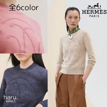 上品＊エレガント【HERMES】長袖 ニット《 H Lift 》