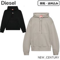 [人気]Diesel S-Macs-Hood-Odプルオーバーパーカースウェット