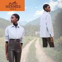 【エレガント！】HERMES Chemise ample ルーズシャツ