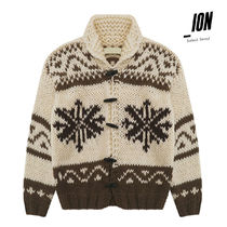 【IONSEOUL】[HANDMADE] Snowy Holiday Toggle Cardigan 5JH015