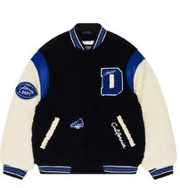 【LITTLE DEPT】kids Boucle Quilted Varsity Jumper