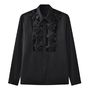 シャツ 国内で当店のみ JIECHI - Midnight Lily Cut-Out Shirt(2)