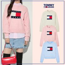 TOMMY JEANS■ウォニョン着用 flag crew neck sweater