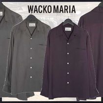 WACKO MARIA◆50'S SHIRT L/S 2色 テンセル オープンカラー 人気