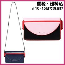 MARNI■マルニ 大人もOK ロゴ バイカラー ショルダーバック