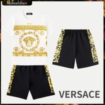 VERSACE☆キッズ バロッコツイルトリムジャージーショーツ