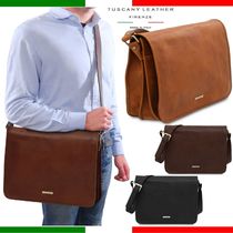 100％イタリア製イタリア牛革ショルダーバッグ Tuscany Leather