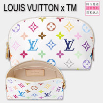【国内発送】 LV × TM コラボ メイクポーチ モノグラム 白