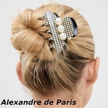 【Alexandre de Paris】スワロフスキーパールクリップ