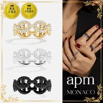 apm MONACO リング MAILLE MARINE マイクロパヴェ 3色◯関送込◯