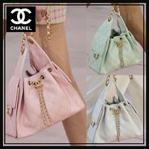 【上品なパステルカラー♡】CHANEL ホーボーバッグ