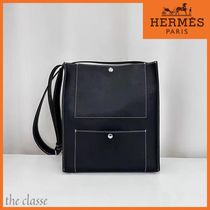 【高級感と使い心地♪】HERMES Cab'H トートバッグ Hロゴ レザー