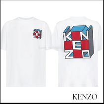 【KENZO】大人気☆VIP価格キューブ ロゴプリント　Tシャツ