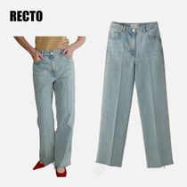 [RECTO] MILA HIGH-WAIST DENIM PANTS ☆送料込☆