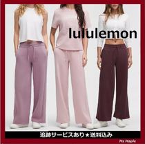 柔らかフリース☆lululemon☆ミッドライズワイドレッグパンツ♪