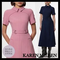 国内発・関税込!! KAREN MILLEN*ストレッチ ティップタブドレス