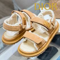 【もふもふ】Dior サンダル Dioract suede goatskin sandal